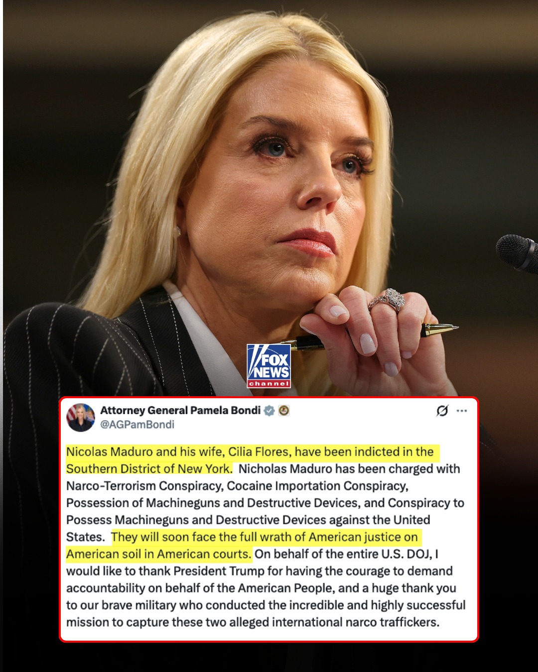 May be an image of one or more people and text