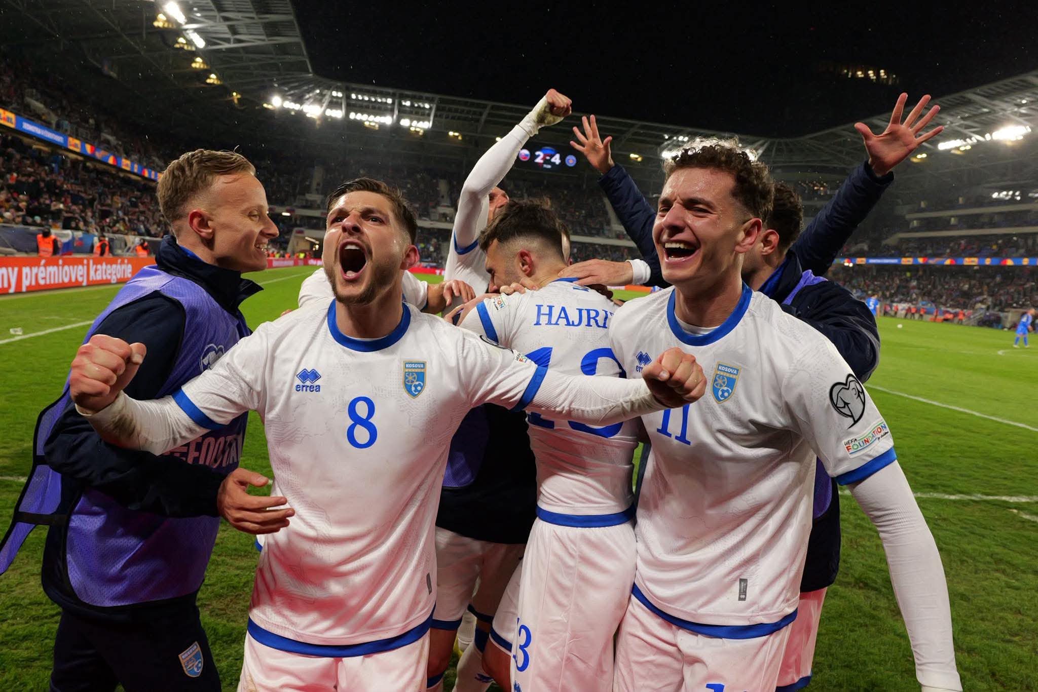 Kombëtarja e Kosovës ngritët në renditjen e FIFA-s pas fitores historike ndaj Sllovakisë – Ekonomia Online