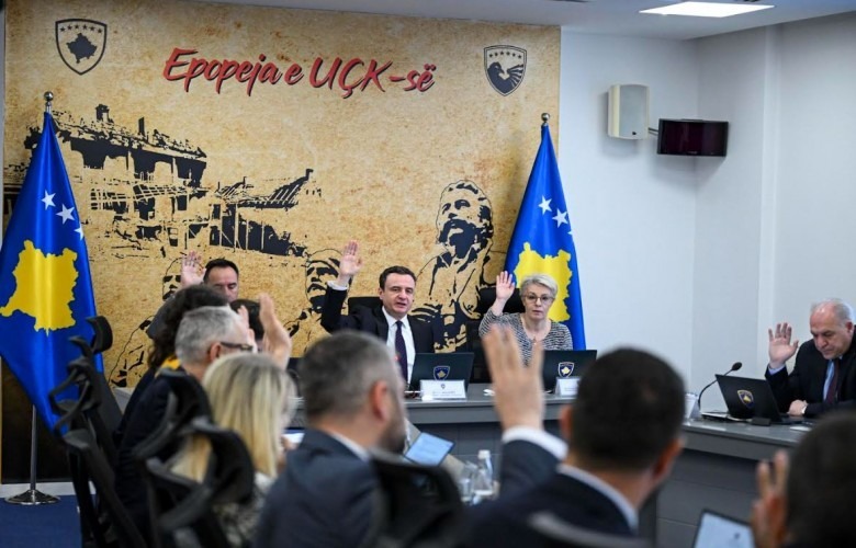 Qeveria e Kosovës miraton një sërë vendimesh