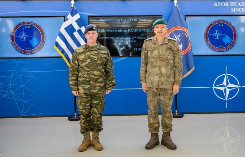 Ulutash pret gjeneralin grek, diskutojnë për sigurinë në Kosovë e rajon