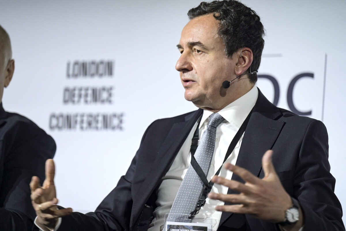 Kryeministri Kurti mori pjesë në Konferencën e Londrës për Mbrojtje