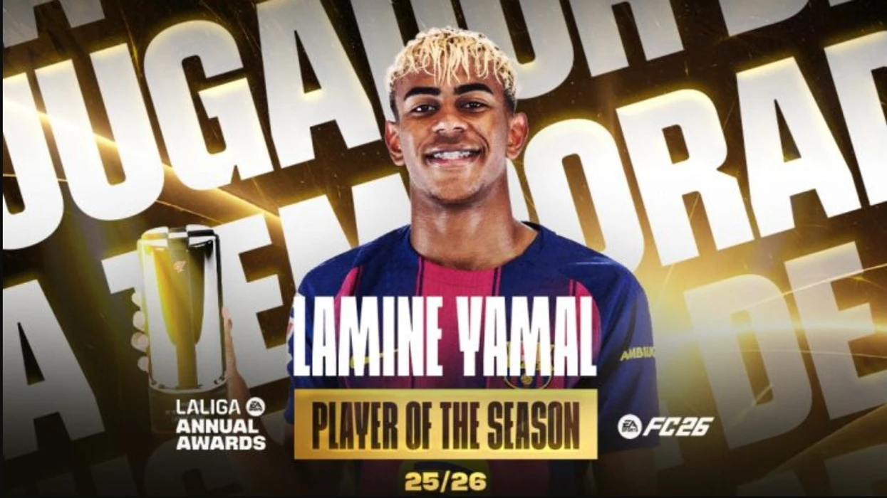 Lamine Yamal shpallet “lojtari i sezonit” në La Liga – Ekonomia Online